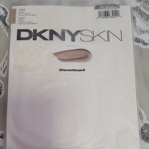 DKNY Sheer to the Waist Tanga Pantyhose Small NWT